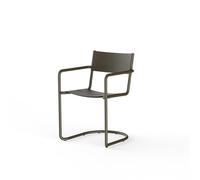 NINE Sine Dining Chair with Armrests Dark Green