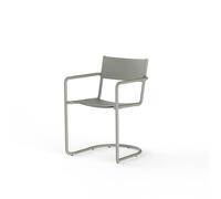 NINE Sine Dining Chair with Armrests Gray