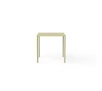 NINE Sine Dining Table 75 x 75 cm Yellow