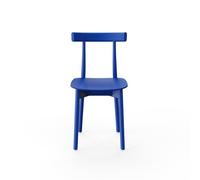 NINE Skinny Wooden Dining Chair Blue/Ash