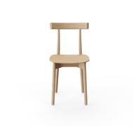 NINE Skinny Wooden Dining Chair Natural Oak