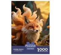 Nine-tailed Fox, 1000-piece Jigsaw, Calming Yet Stimulating Indoor Activity, Perfect for Keepsakes Or Gallery Walls, Suitable for Ages 8+, 70x50cm/1000pcs