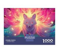 Nine-tailed Fox 1000 Piece Jigsaw Cosmic Fox Puzzles for Adults And Kids Age 12 Years Up Challenging & Brainteasing Puzzle Game for The Whole for Women Gifts for Men52x38cm/1000pcs
