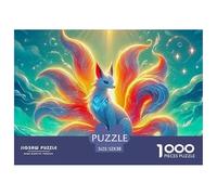 Nine-tailed Fox, 1000-piece Jigsaw Puzzle, Absorbing Cognitive Exercise Strengthening Attention Endurance Structured Thinking, Relaxing Individual Entertainment Transforming Quiet Hours Into Achieveme