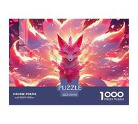 Nine-tailed Fox, 1000-piece Jigsaw Puzzle, Creative Construction Activity Resulting in Displayable Visual Statement, Tasteful Decor Choice Elevating Domestic Atmosphere Personality, Suitable for Ages
