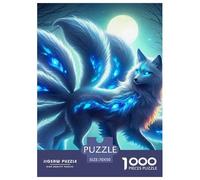 Nine-tailed Fox, 1000-piece Jigsaw Puzzle, Engaging Mental Workout Transforming Leisure Time Into Productive Play, Ideal Cooperative Task Strengthening Communication Teamwork Relationships, Suitable F