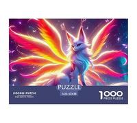 Nine-tailed Fox, 1000-piece Jigsaw Puzzle, Family Friendly Educational Game Encouraging Cooperation Communication Shared Goals, Meaningful Parent Child Bonding Activity during Evenings Weekends, Suita