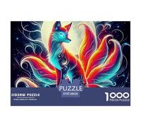 Nine-tailed Fox 1000 Piece Jigsaw Puzzle for Adults And Kids Gifts Brainteasing Games Beautiful Decoration 38x26cm/1000pcs