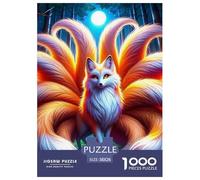 Nine-tailed Fox 1000 Piece Jigsaw Puzzle For Adults Challenging Game Stress Relief Puzzle Exercise The Memory of The Brain for The Whole for Women, Gifts for Men 38x26cm/1000pcs
