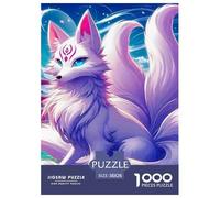 Nine-tailed Fox 1000 Piece Jigsaw Puzzle For Adults Challenging Game Stress Relief Puzzle Exercise The Memory of The Brain for Adults And Kids, Age 12 Years Up 38x26cm/1000pcs