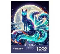 Nine-tailed Fox, 1000-piece Jigsaw Puzzle, Goal Oriented Recreational Game Motivating Efficiency Speed Strategic Planning, Lively Indoor Amusement Enhancing Engagement through Playful Rivalry, Suitabl