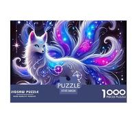 Nine-tailed Fox, 1000-piece Jigsaw Puzzle, Immersive Cognitive Challenge Offering Stress Relief Satisfaction Accomplishment, Excellent Wall Display Artwork Once Completed, Appropriate for Teens Adults