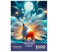 Nine-tailed Fox, 1000-piece Jigsaw Puzzle, Immersive Cognitive Challenge Offering Stress Relief Satisfaction Accomplishment, Excellent Wall Display Artwork Once Completed, Appropriate for Teens Adults