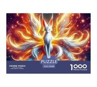 Nine-tailed Fox, 1000-piece Jigsaw Puzzle, Immersive Solo Challenge Encouraging Deep Focus Discipline Visual Analysis, Rewarding Personal Pastime Delivering Satisfaction Progress Pride, Suitable for A