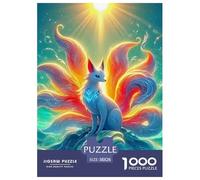 Nine-tailed Fox, 1000-piece Jigsaw Puzzle, Interactive Learning Oriented Pastime Blending Fun Thinking Cooperation, Excellent Domestic Activity Supporting Positive Communication Habits, Suitable for A