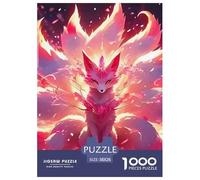 Nine-tailed Fox, 1000-piece Jigsaw Puzzle, Shared Recreational Experience Fostering Emotional Connection Trust Collaboration, Relaxing Home Entertainment Suitable for Multiple Generations, Suitable Fo