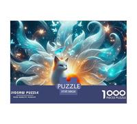 Nine-tailed Fox, 1000-piece Jigsaw Puzzle, Shared Recreational Experience Fostering Emotional Connection Trust Collaboration, Relaxing Home Entertainment Suitable for Multiple Generations, Suitable Fo