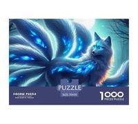 Nine-tailed Fox, 1000-piece Jigsaw Puzzle, Versatile Gifting Idea Blending Fun Challenge Decorative Potential, Excellent Choice for Seasonal Holidays Heartfelt Exchanges, Suitable for Ages 12+, 70x5