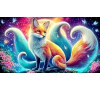 nine-tailed-fox 1000 Piece Jigsaw Puzzles Classic Educational Games for Adults Decoration 38x26cm/1000pcs