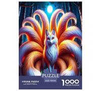 Nine-tailed Fox 1000 Piece Jigsaw Puzzles Fun Challenging Modern Underwater Animals Classic Educational Games for The Whole Gifts Suitable for Children & People Aged 14+ 70x50cm/1000pcs