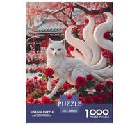 Nine-tailed Fox 1000-Piece Jigsaws Puzzles For Adults Challenging Puzzle Games Fun, Challenging & Brainteasing Games for Adults And Kids Age 12 Years Up Decoration Puzzle 38x26cm/1000pcs