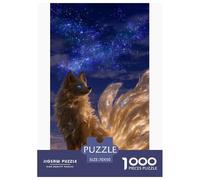 Nine-Tailed Fox 1000-piece Puzzle 70x50cm/1000pcs, - Creative Game for Adults, Stress-relief And Educational, Home Decoration Gift