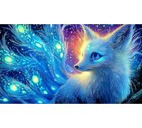 nine-tailed-fox 1000 Piece Puzzle Game Recycled Paper Educational Game Challenge Great Gift Idea for Adults and Kids Age 12 Years Up 38x52cm/1000pcs