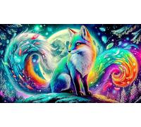 nine-tailed-fox 1000 Pieces Adult Jigsaws Educational Game Decompression Fun and Challenging Family Game for Adults and Kids Age 12 Years Up 70x50cm/1000pcs