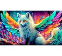 nine-tailed-fox 1000 Pieces Adult Jigsaws Educational Game Decompression Fun and Challenging Family Game for Adults and Kids Age 12 Years Up 38x52cm/1000pcs
