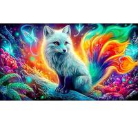 nine-tailed-fox 1000 Pieces Jigsaw Puzzle Recycled Paper Educational Game Challenge Fun Present & Activity for Home for Adults Kids 38x52cm/1000pcs