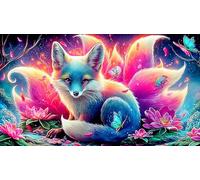 nine-tailed-fox 1000 Pieces Recycled Paper Jigsaw Puzzle Impossible Hard Difficult Educational Games for The Whole for Women, Gifts for Men 38x26cm/1000pcs