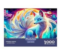 Nine-tailed Fox Colossal Jigsaw Puzzles for Adults A Vast Collection of 1000 Advanced, Seemingly Impossible Challenging Puzzle Game Pieces - A Majestic Gift for Determined Adult And Young Adult