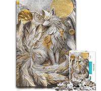 Nine Tailed Fox Elegance Jigsaw Puzzle 1000pcs (70x50cm) Adult Puzzle | Choose a mindful activity for adults on Sunday afternoons for a satisfying challenge.