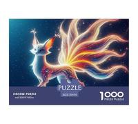 Nine-tailed Fox Jigsaw Puzzle Adult And Children Educational Games Home Decoration Rainy Days Fun Activities Birthday Jumbo Age 12+ for Adults 70x50cm/1000pcs