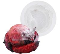 Nine Tailed Fox Mold, 3D Animal Resin Epoxy, Soap, Candle DIY