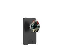 Nine Tailed Fox Pianist Japanese Wave Red Moon Dark Art PopSockets PopWallet for MagSafe