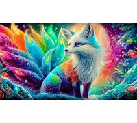 nine-tailed-fox Puzzle for Adults Kids 1000 Pieces Challenging Puzzles Fun Present & Activity for Home for Wall Decoration and Gifts 70x50cm/1000pcs
