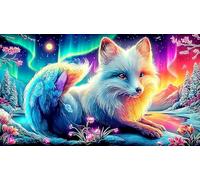 nine-tailed-fox Puzzle Game 1000 Piece Recycled Paper Impossible Hard Difficult Challenging for The Whole for Women, Gifts for Men 38x52cm/1000pcs