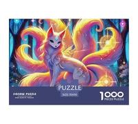 Nine-tailed Fox Puzzles 1000 Pieces For Adults And Kids Fun Challenging Brainteasing Jigsaw Colourful Educational Games 70x50cm/1000pcs