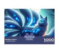 Nine-tailed Fox Puzzles for Adults 1000 Pieces for Fun Game Nights38x26cm/1000pcs