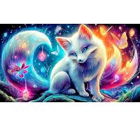 nine-tailed-fox Recycled Paper Jigsaw Puzzle 1000 Pieces Great Gift Idea Educational Games for The Whole for Women, Gifts for Men 70x50cm/1000pcs