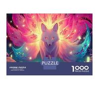 Nine-tailed Fox Thick Cardboard Cosmos Jigsaw Puzzle Bundle Family Puzzle Lovers Stress Relief Puzzle Brain Training Game Ideal Leisure Gift 70x50cm/1000pcs
