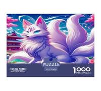Nine-tailed Fox1000Piece JigsawPuzzleAnimal Fox KidsforAdult Challenging LargePiecePuzzles Age12+byth HomeDecoration Uncover The Puzzle 70x50cm/1000pcs
