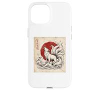 Nine-Tailed Kitsune Kaiju Spirit Fox Awakens Case for iPhone 15