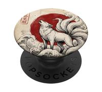 Nine-Tailed Kitsune Kaiju Spirit Fox Awakens PopSockets Adhesive PopGrip