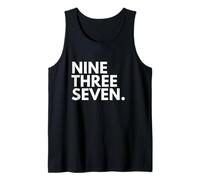 Nine Three Seven Area Code 937 Dayton Ohio Tank Top
