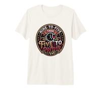 Nine to Five Then Wine Vino Fan Sommelier Red Wine Drinker Premium T-Shirt