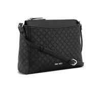 Nine West Women's Bowie Mini Top Zip Crossbody, Black Tote, Designer Satchel, Travel, Work Bag