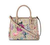 Nine West Harland Mini Satchel Crossbody, Floral Logo/Khaki, Small