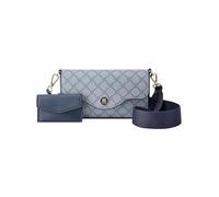 Nine West Nalini Flap Crossbody, Chambray Logo/Navy, Small